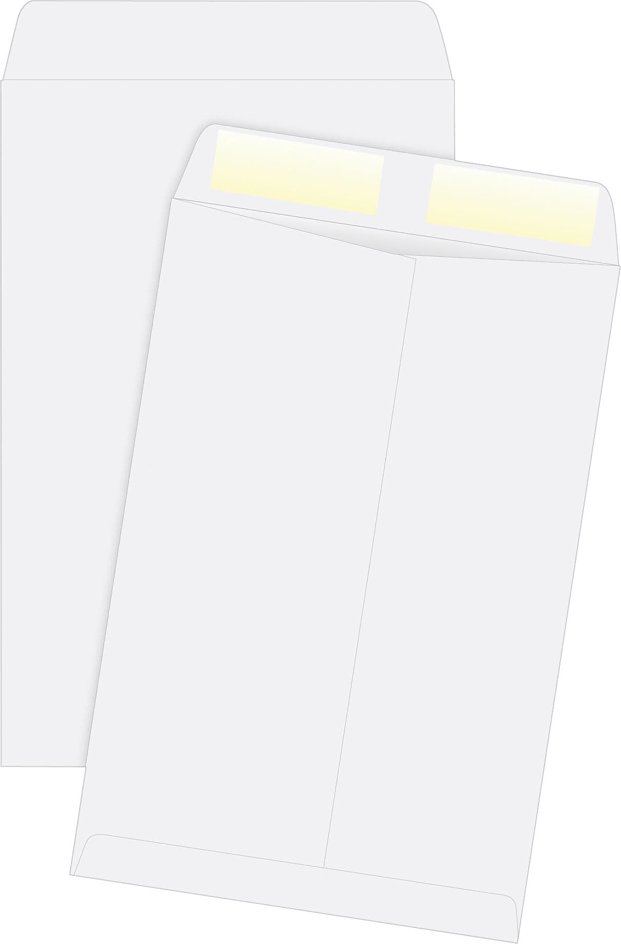 Quality Park Gummed Open-End Catalog Envelopes, 6