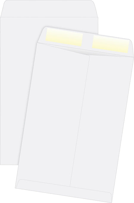 Quality Park Gummed Open-End Catalog Envelopes, 6" x 9", White, 500/Bx