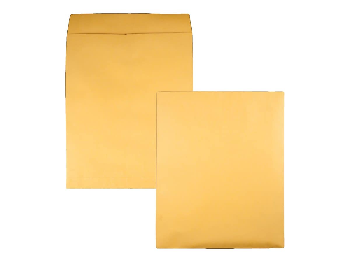 Quality Park Jumbo Open End Kraft Catalog Envelopes, 14"L x 18"H, Kraft, 25/Box