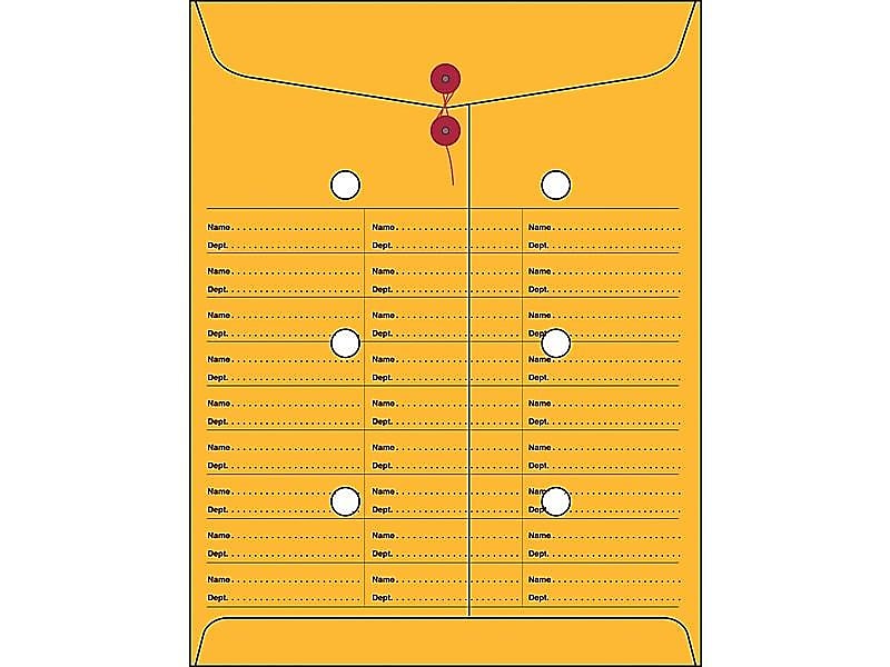 Quality Park Kraft Button & String Inter-Departmental Envelope 10