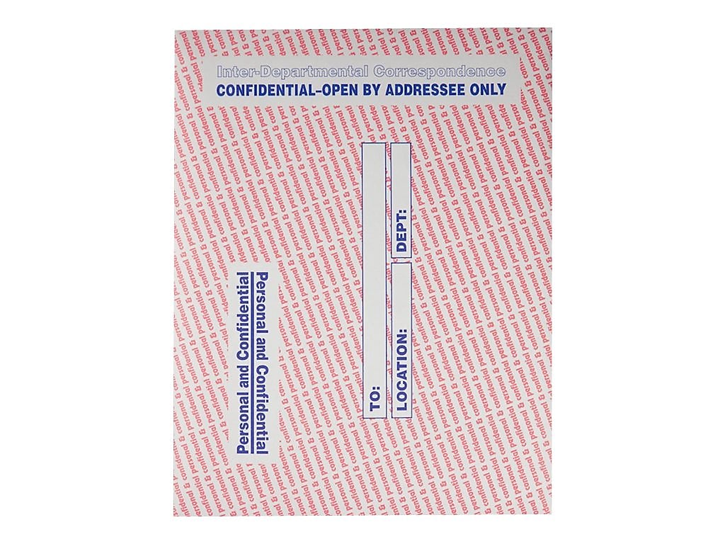 Quality Park Kraft Security Tinted Inter-Departmental Envelope 10