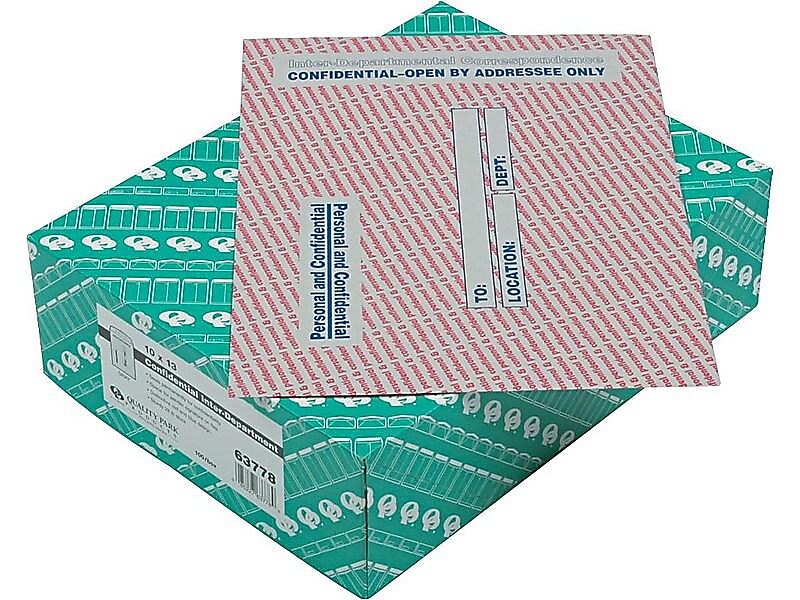 Quality Park Kraft Security Tinted Inter-Departmental Envelope 10