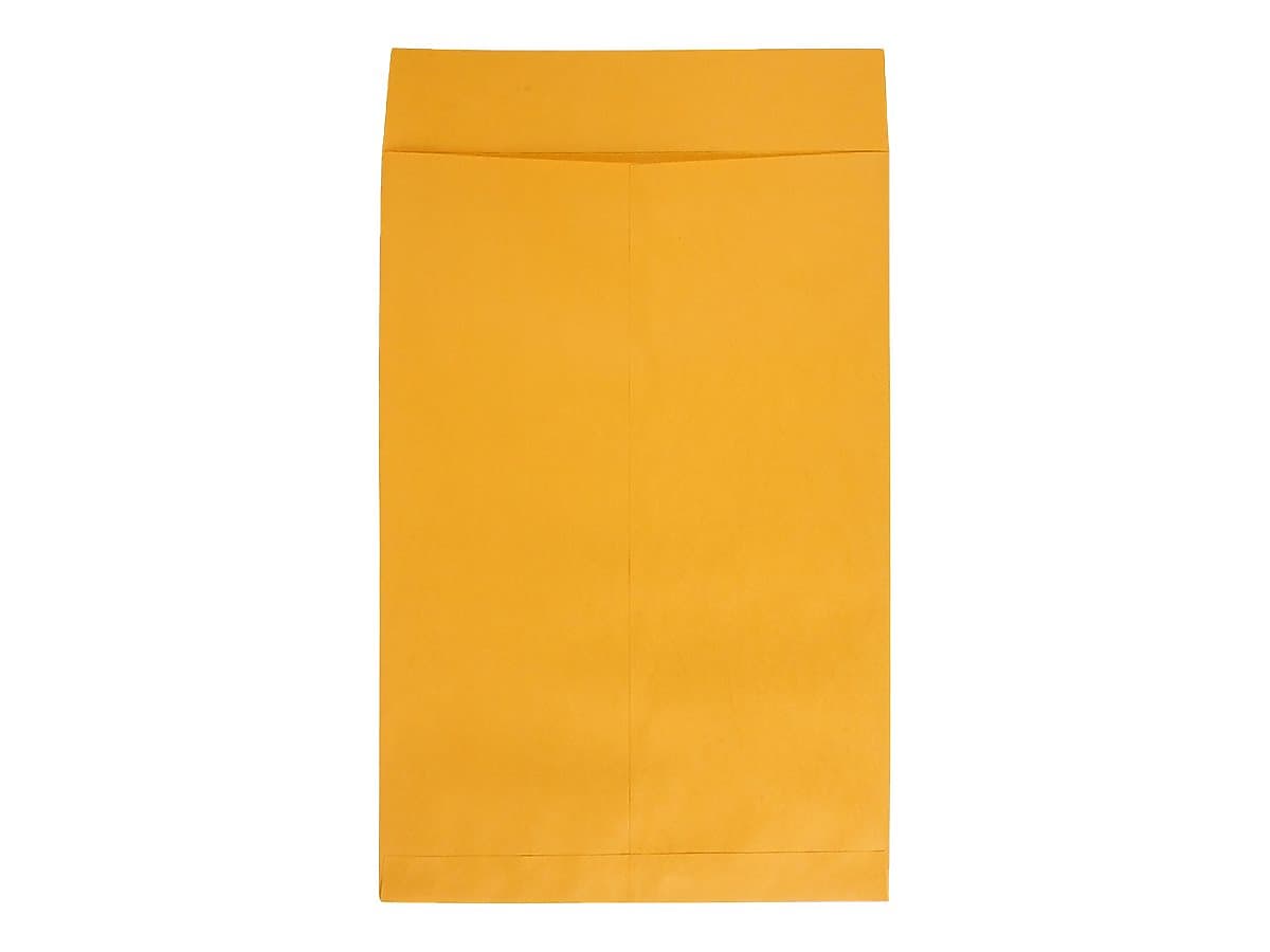 Quality Park Open End Kraft Catalog Envelopes, 12.5 x 18.5