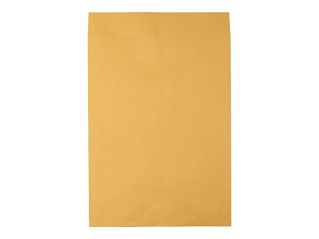 Quality Park Open End Kraft Catalog Envelopes, 15" x 20", Brown Kraft, 25/Box