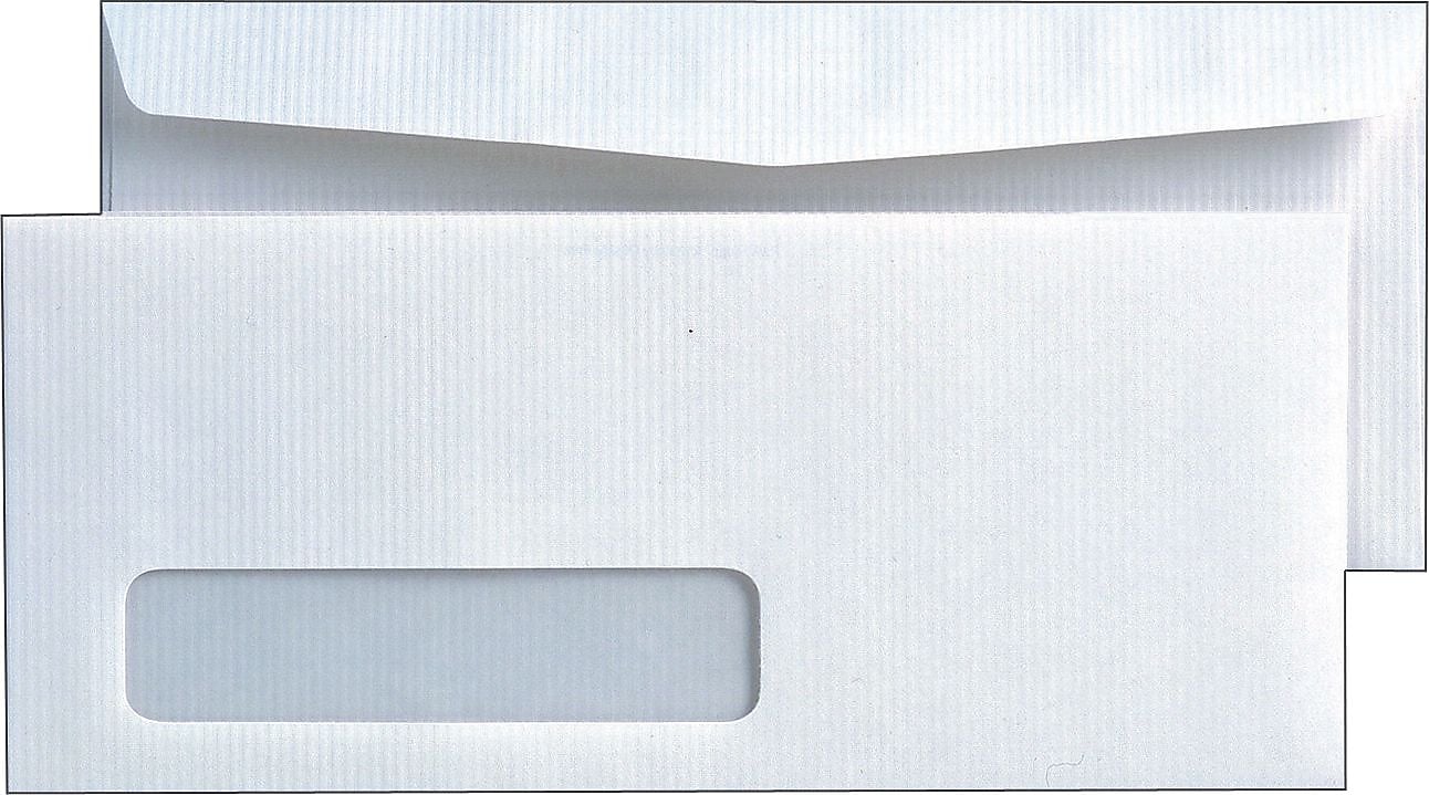 Quality Park Park Ridge #10 Window Envelope, 4-1/8