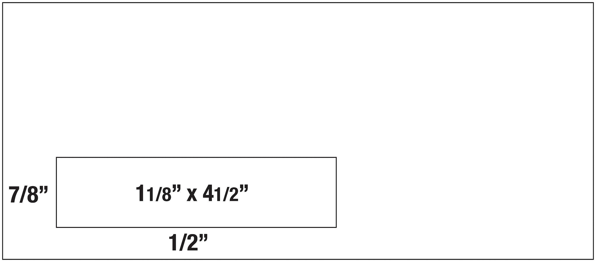 Quality Park Park Ridge #10 Window Envelope, 4-1/8