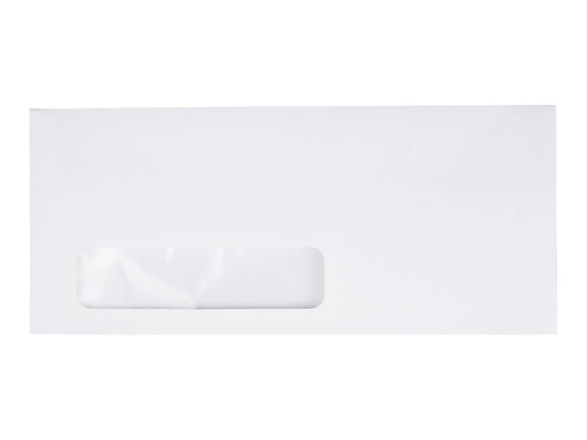 Quality Park Redi-Seal #10 Window Envelopes, 4 1/8" x 9 1/2", White Wove, 500/Box