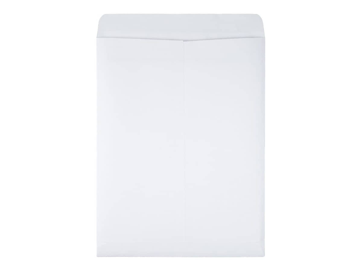 Quality Park Redi-Seal Catalog Envelopes, 10" x 13", White Wove, 100/Box