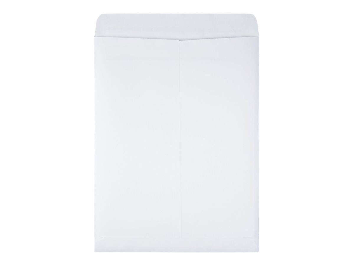 Quality Park Redi-Seal Catalog Envelopes, 10" x 13", White Wove, 100/Box