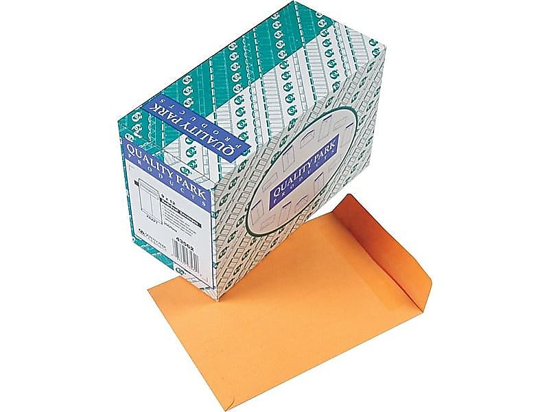 Quality Park Redi-Seal Catalog Envelopes, 9" x 12", Brown Kraft, 250/Box