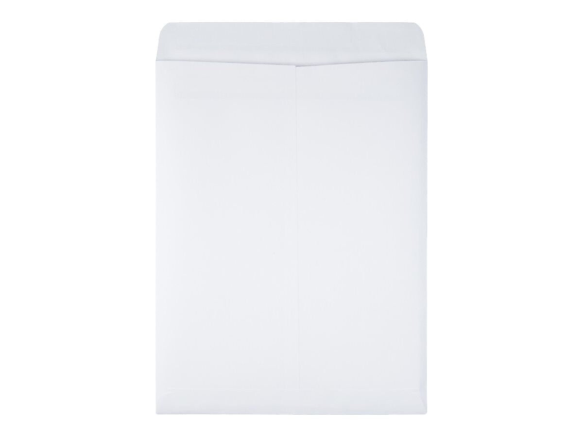 Quality Park Redi-Seal Catalog Envelopes, 9.5" x 12.5", White Wove, 100/Box