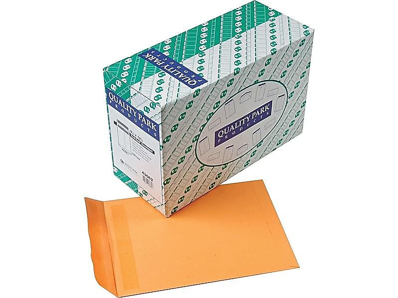 Quality Park Redi-Seal Kraft Catalog Envelopes, 9.5" x 12.5", Kraft, 250/Box