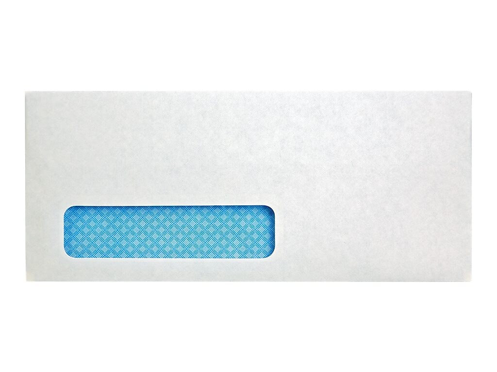 Quality Park Redi-Seal Security Tinted #10 Window Envelope, 4 1/8