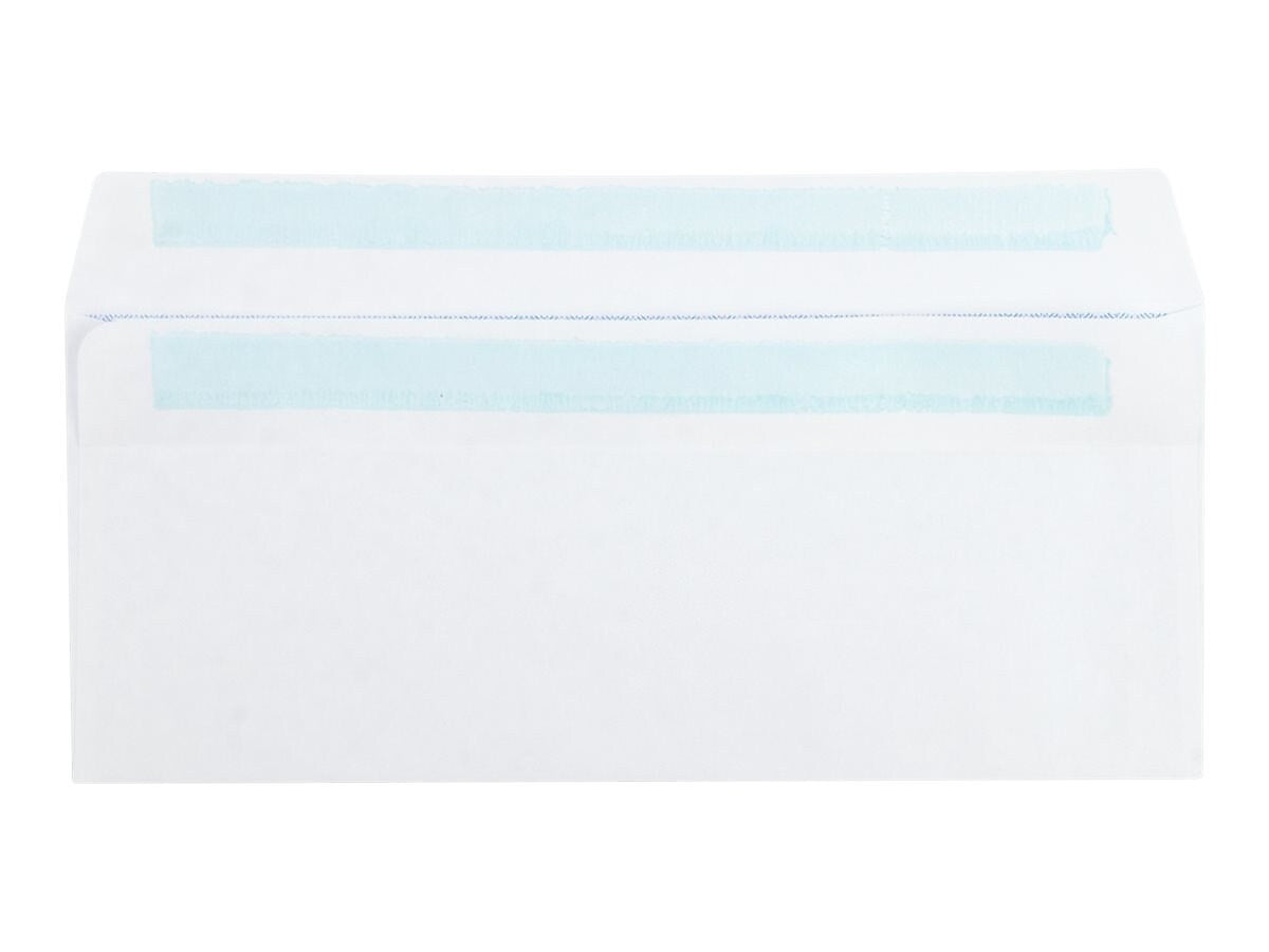 Quality Park Redi-Seal Security Tinted #8 5/8 Double Window Envelopes, 3-5/8