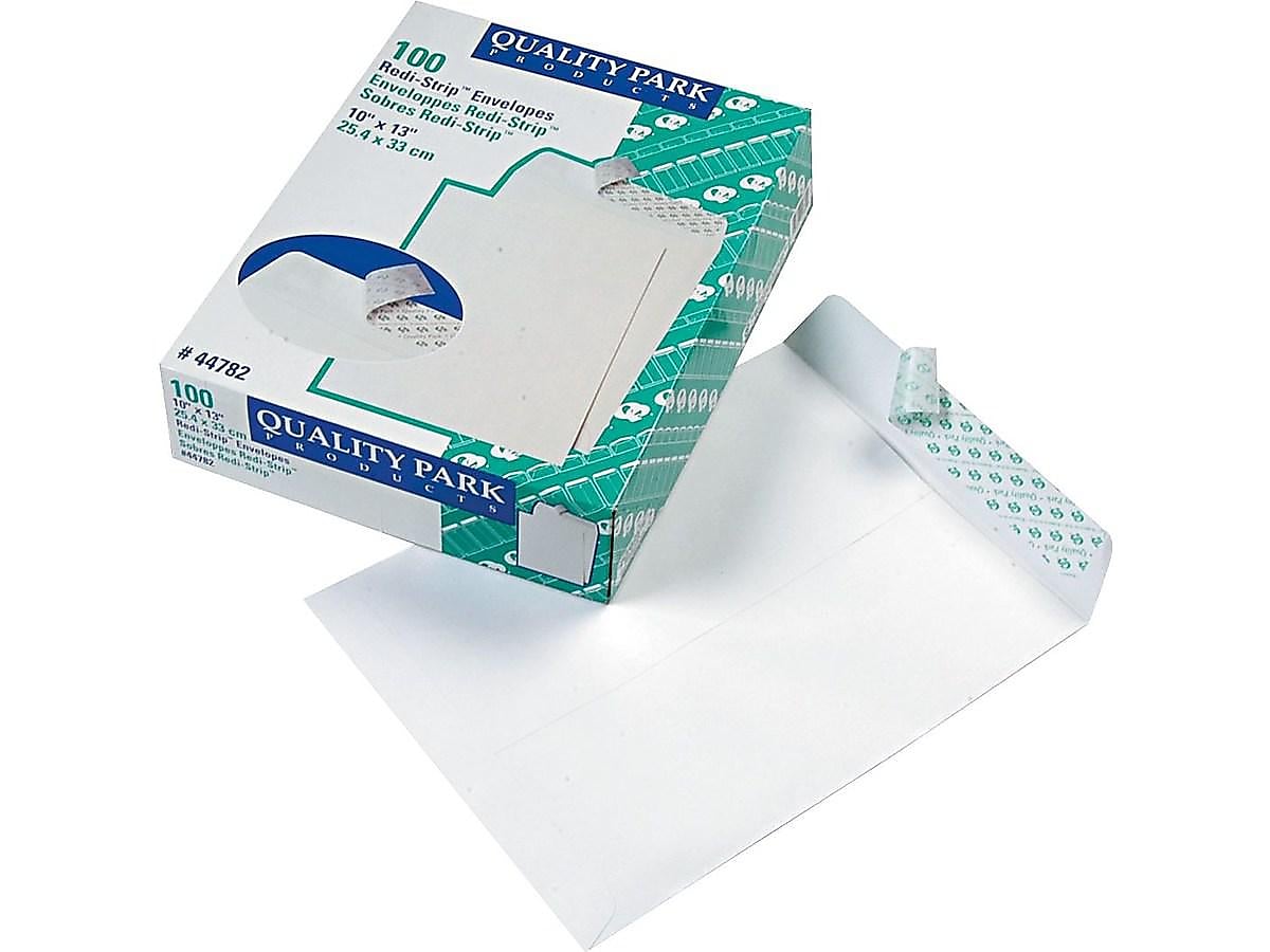 Quality Park Redi-Strip Catalog Envelopes, 10