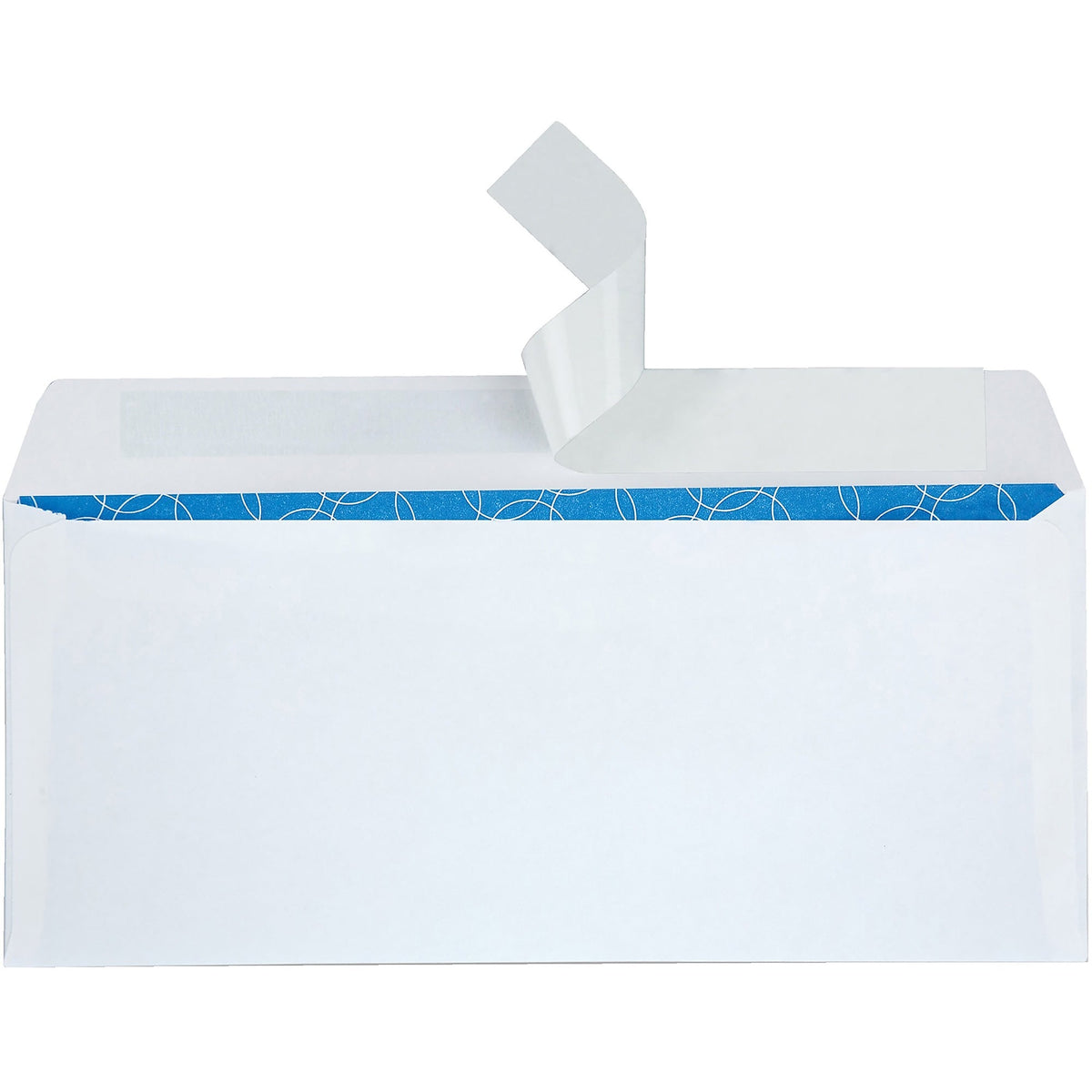 Quality Park Redi-Strip Security Tinted #10 Business Window Envelopes, 4 1/8" x 9 1/2", White Wove, 500/Box