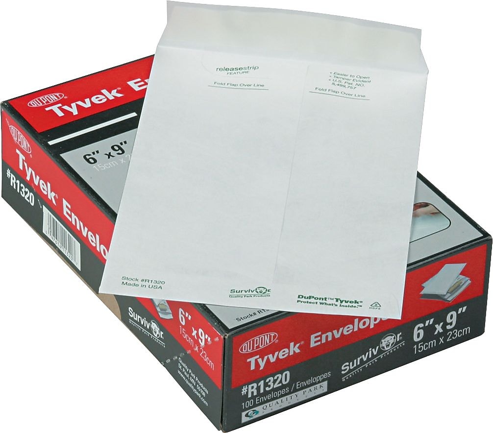 Quality Park Self-Adhesive Envelope, #55, 14-lb., White, 6