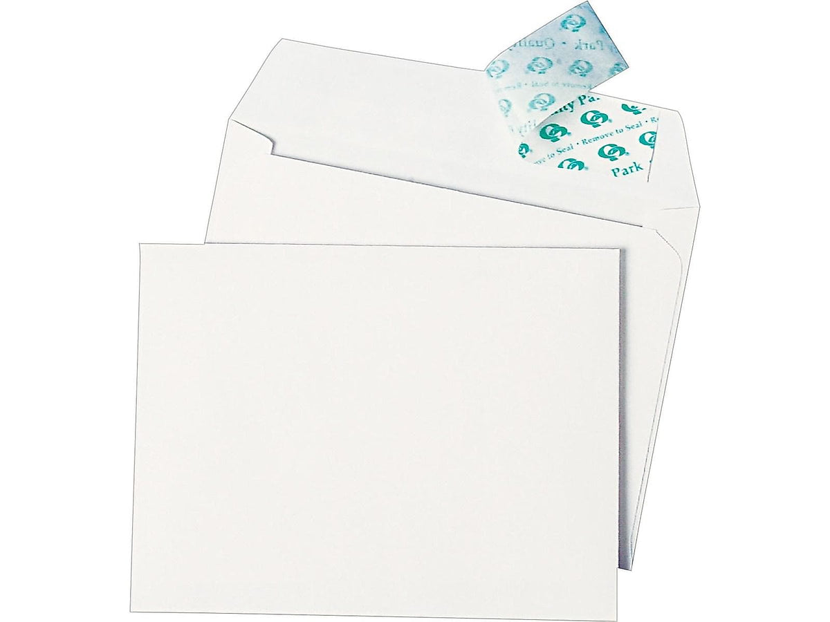 Quality Park Self Seal A2 Invitation Envelope 4 3/8" x 5 3/4", White, 100/Box