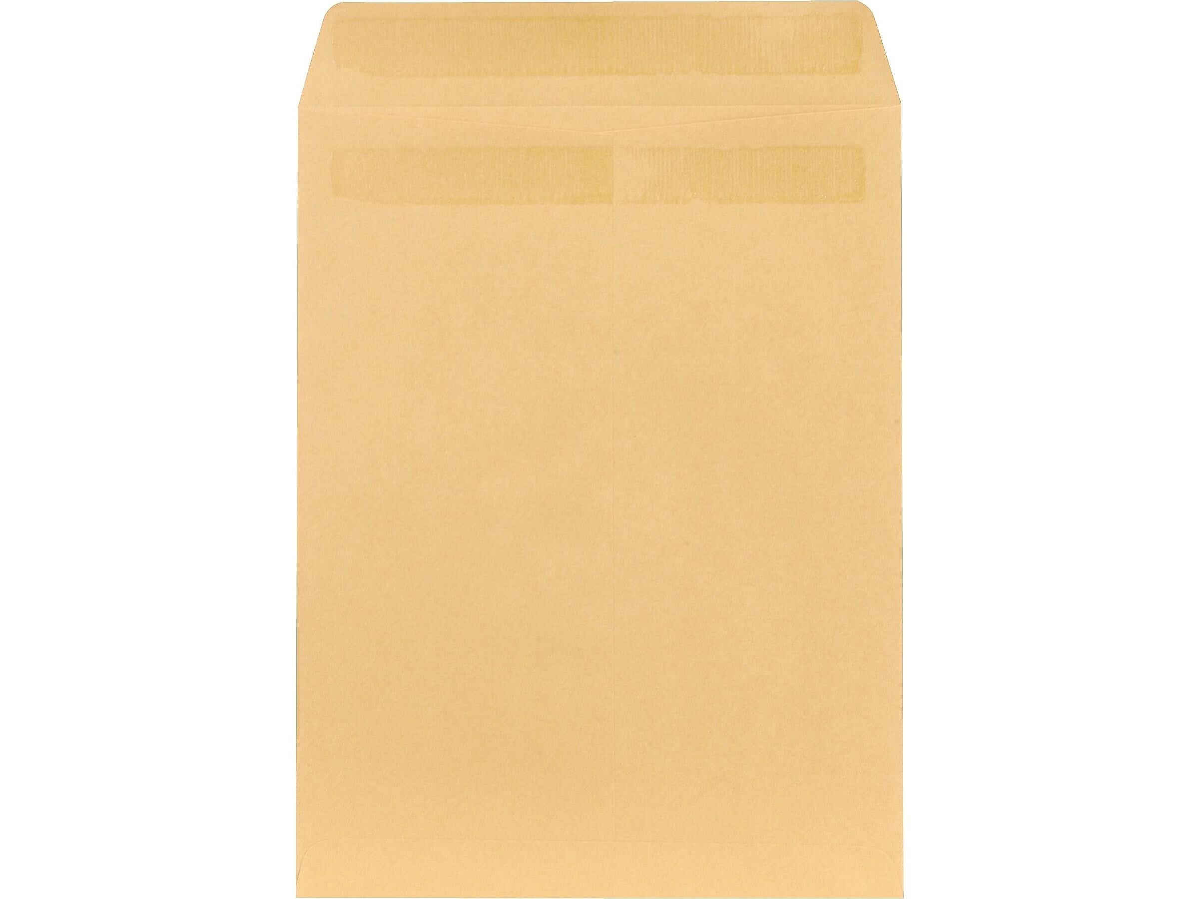 Quality Park Self Seal Kraft Catalog Envelopes, 10" x 15", Brown, 250/Carton