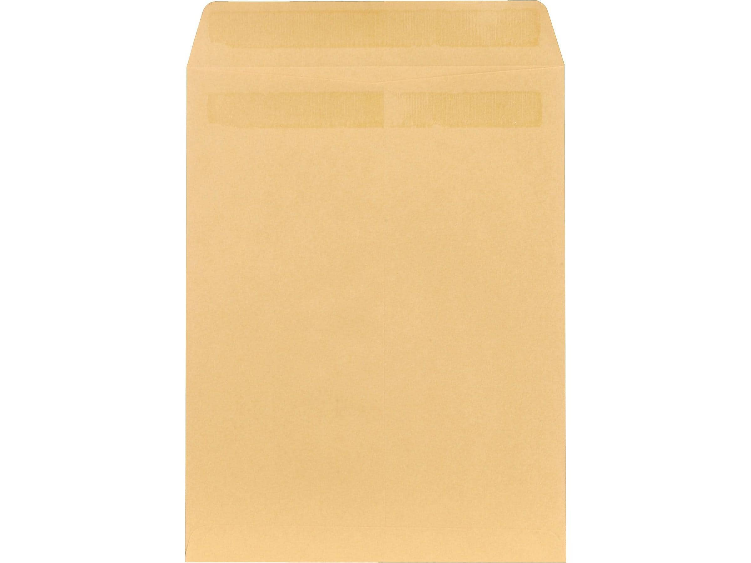 Quality Park Self Seal Kraft Catalog Envelopes, 10" x 15", Brown, 250/Carton