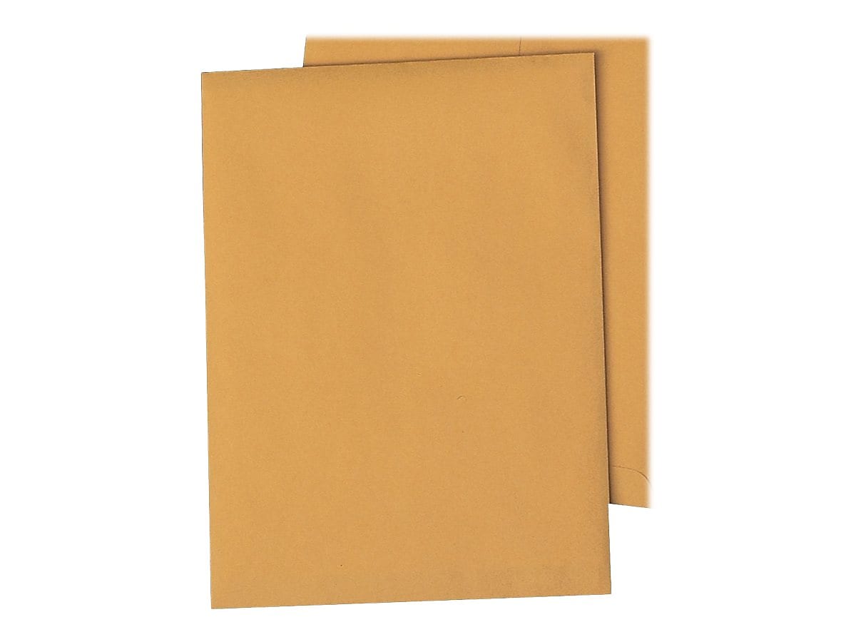 Quality Park Self Seal Kraft Catalog Envelopes, 10" x 15", Brown, 250/Carton