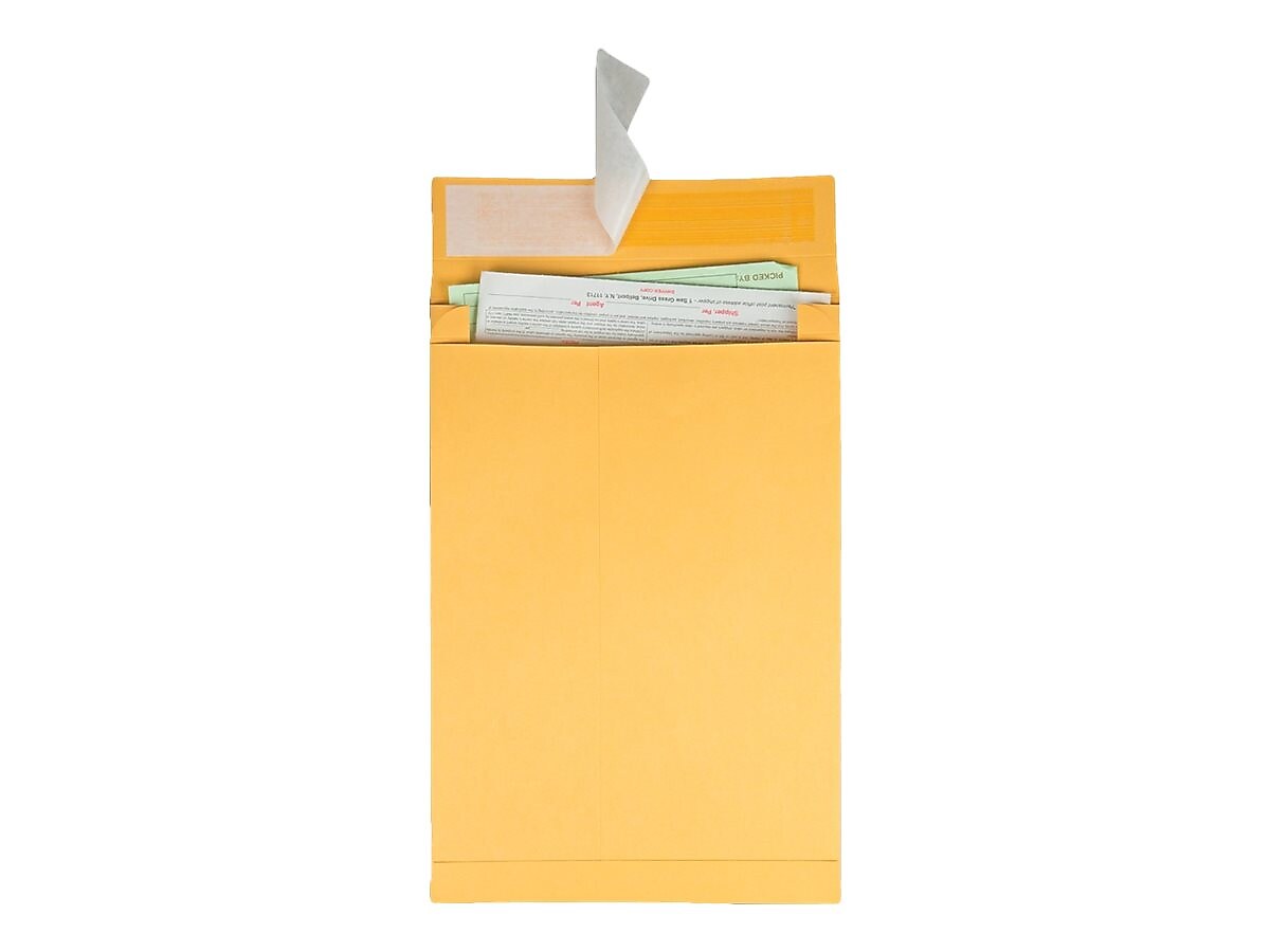 Quality Park Self Seal Kraft Catalog Envelopes, 10