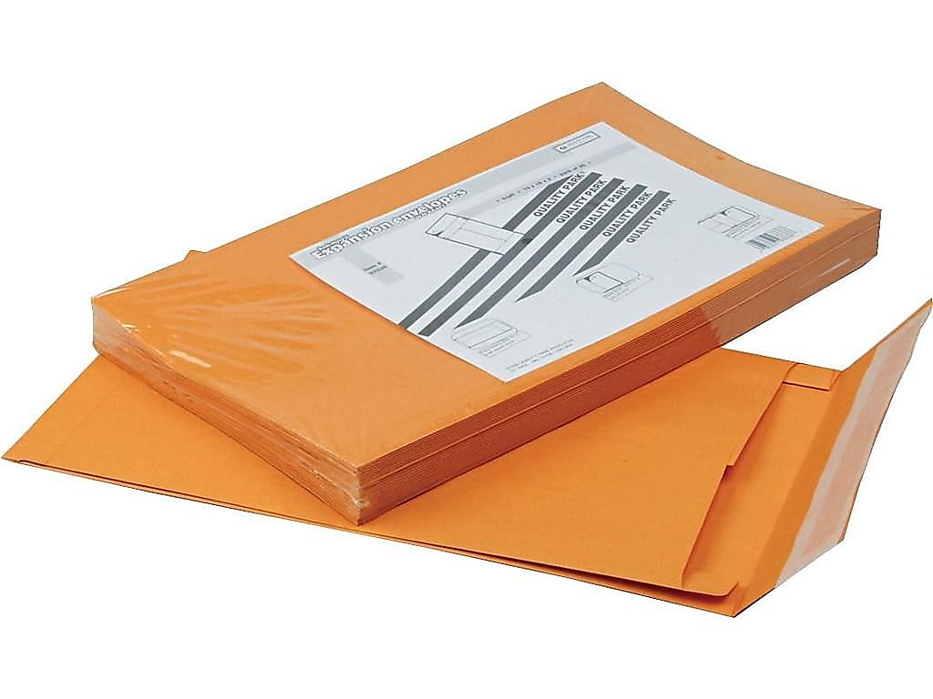 Quality Park Self Seal Kraft Catalog Envelopes, 10"L x 15"H, Kraft, 25/Pack