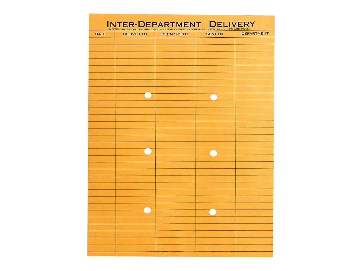 Quality Park Self Seal Kraft Self Seal Inter-Departmental Envelope 10