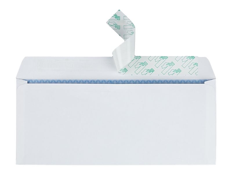 Quality Park Self Seal Security Tinted #10 Business Envelopes, 4 1/8