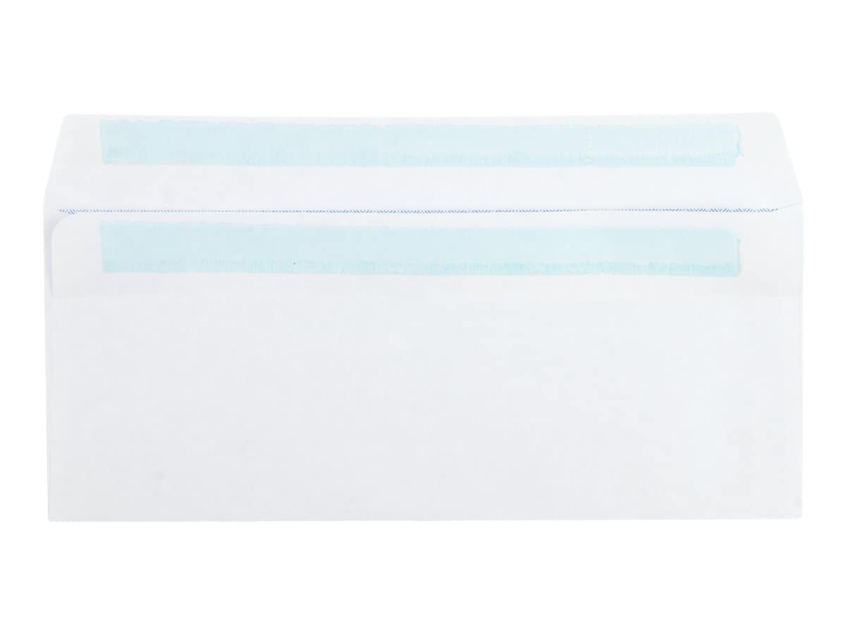 Quality Park Self Seal Security Tinted #8 5/8 Double Window Envelope 3 5/8