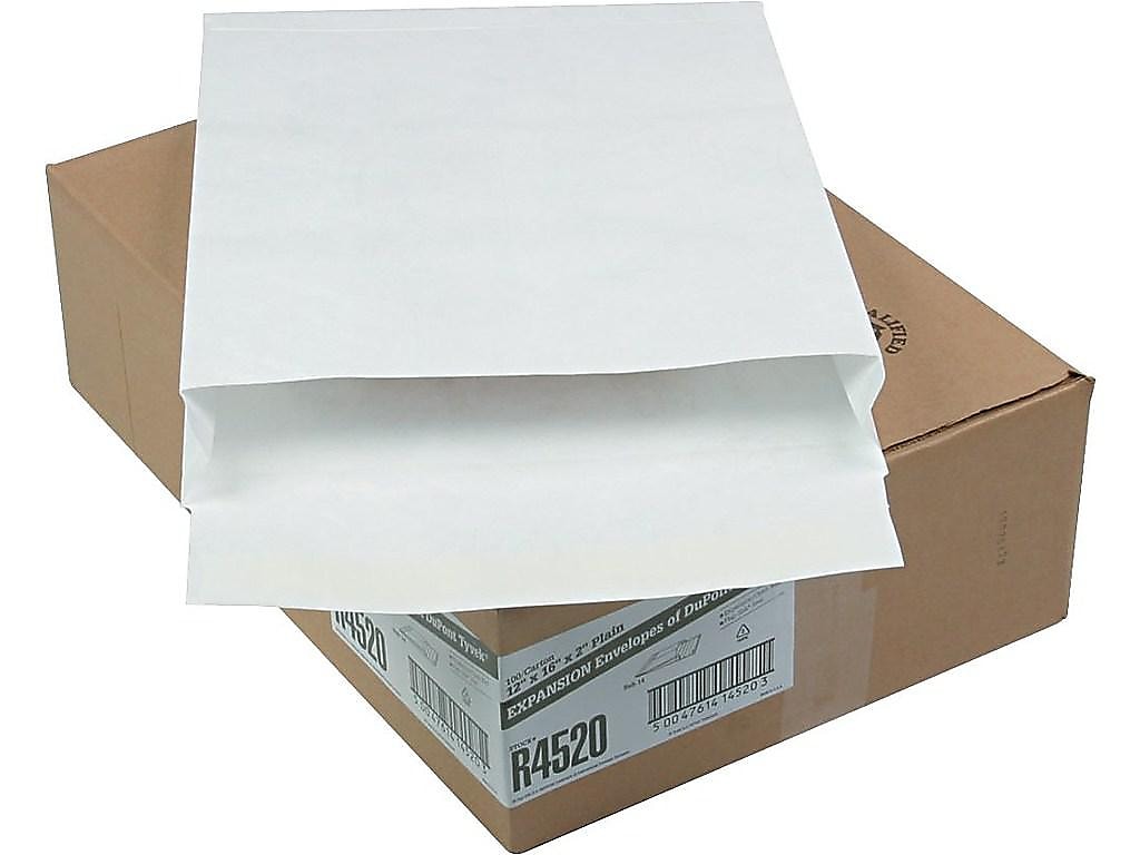 Quality Park Survivor Self Seal Catalog Envelopes, 12" x 16", White, 100/Carton