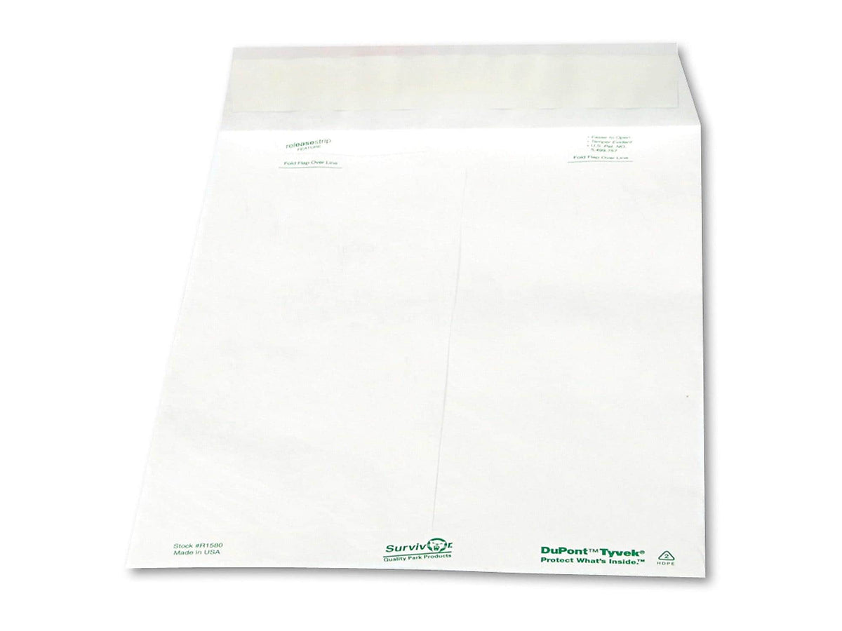 Quality Park Survivor Tyvek Self Seal Catalog Envelopes, 13" x 10", White, 100/Box