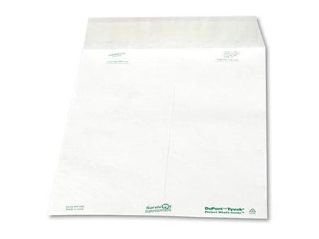 Quality Park Survivor Tyvek Self Seal Catalog Envelopes, 13" x 10", White, 100/Box