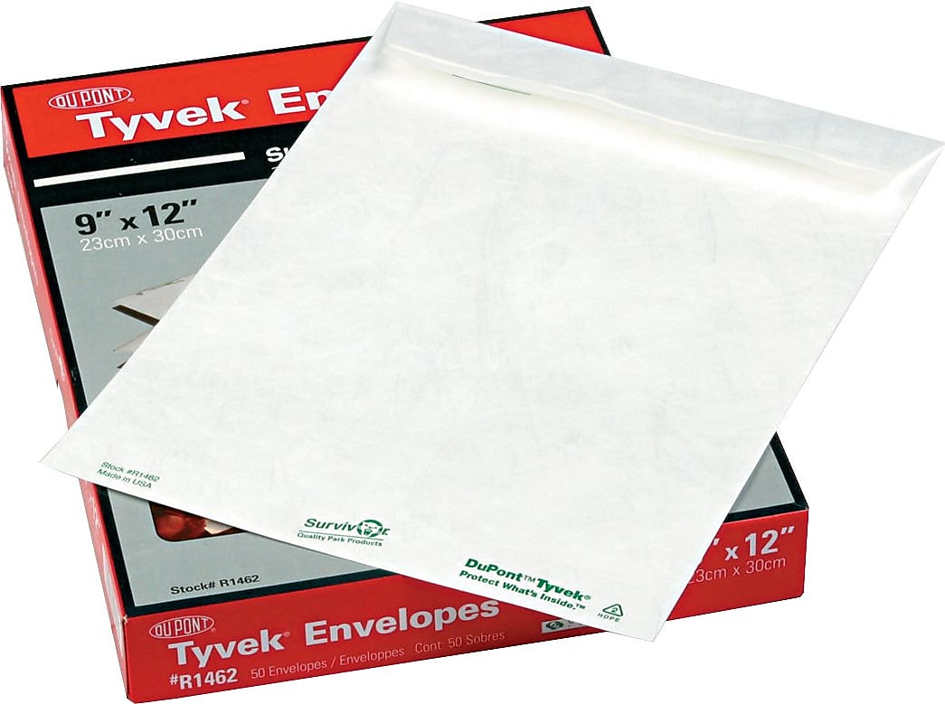 Quality Park Tyvek Flap-Stik Self Seal Catalog Envelope, 9