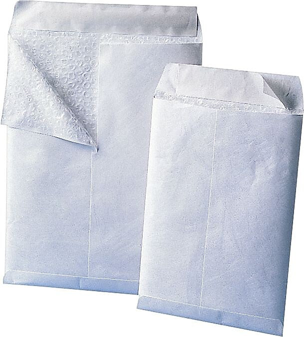 Quality Park Tyvek® Self-Seal Air Bubble Mailers, Side Seam, #3, White, 9