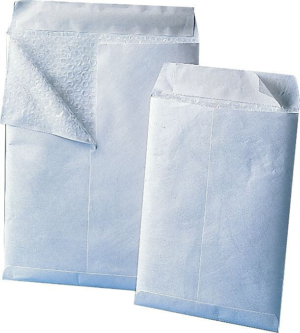 Quality Park Tyvek® Self-Seal Air Bubble Mailers, Side Seam, White, 6 1/2