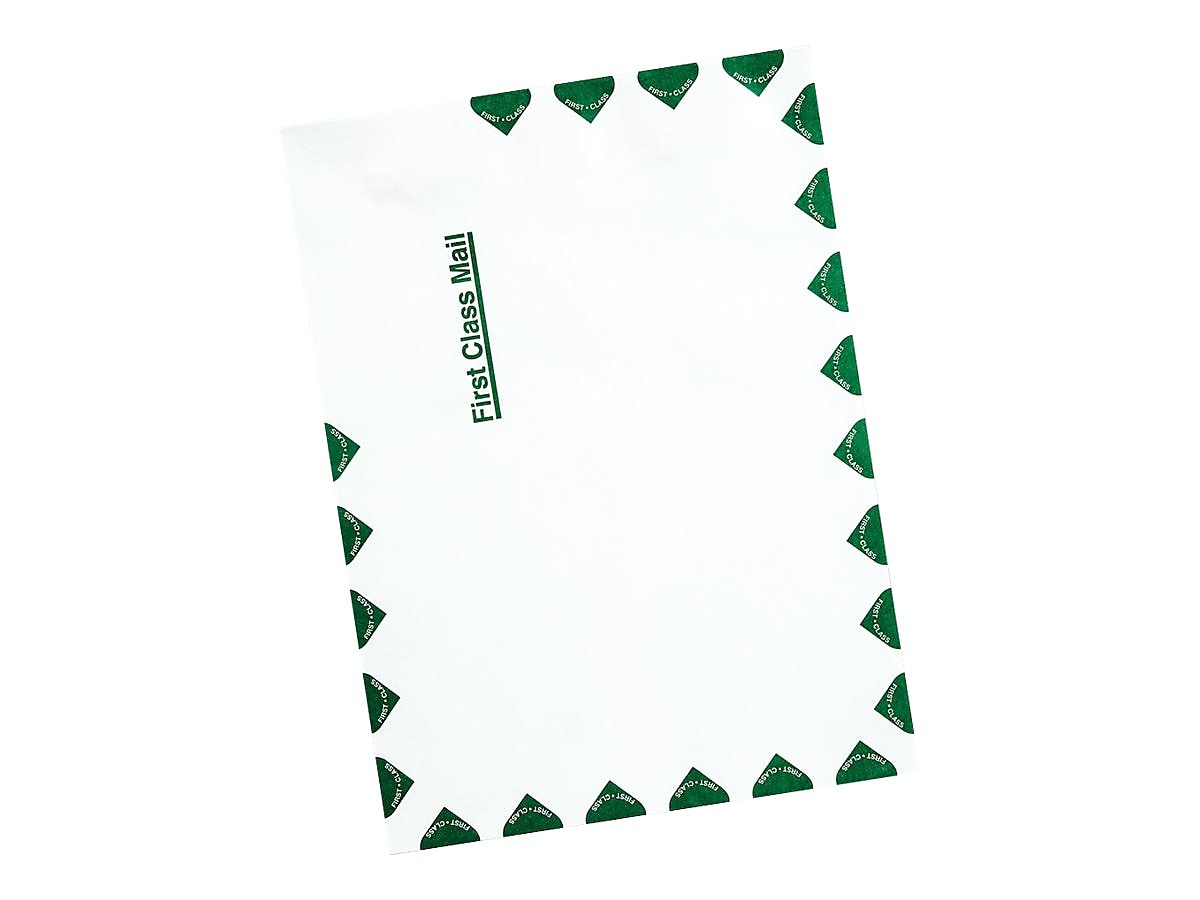 Quality Park Tyvek Survivor Self Seal Catalog Envelopes, 9" x 12", White, 100/Box