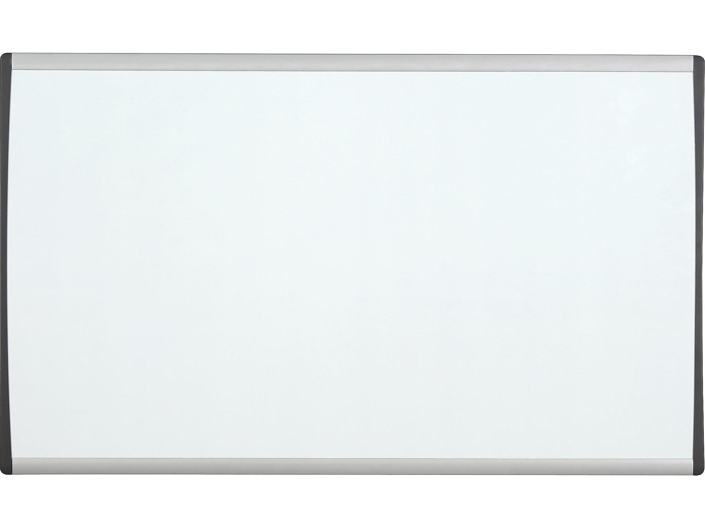 Quartet Arc Cubicle Painted Steel Dry-Erase Whiteboard, Aluminum Frame, 2' x 1'