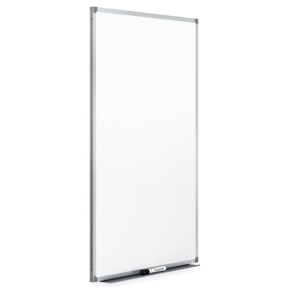 Quartet® Basic Whiteboard, Silver Aluminum Frame, 6'W x 4'H