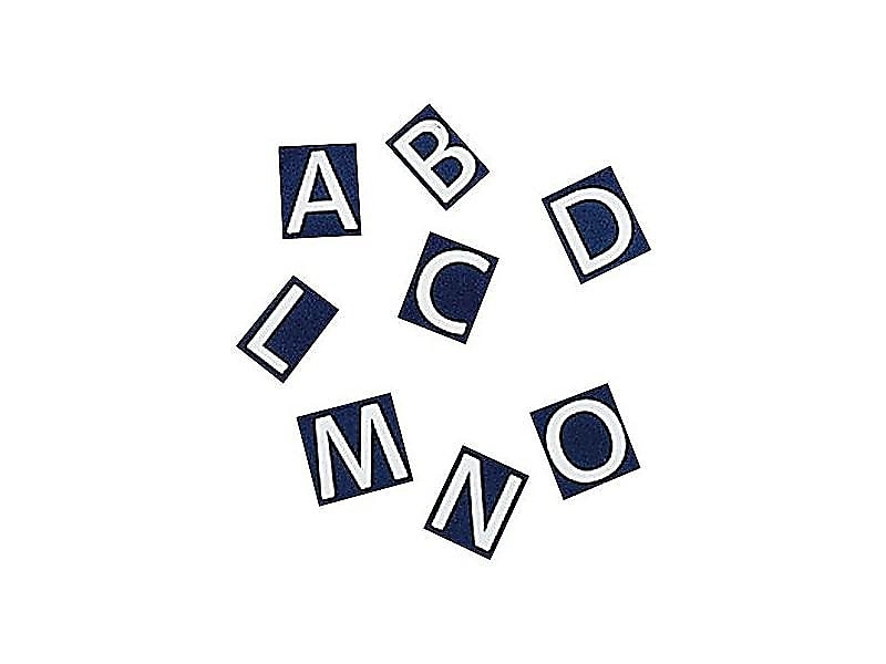 Quartet Characters for Magnetic Letter Board, White, 128/Set