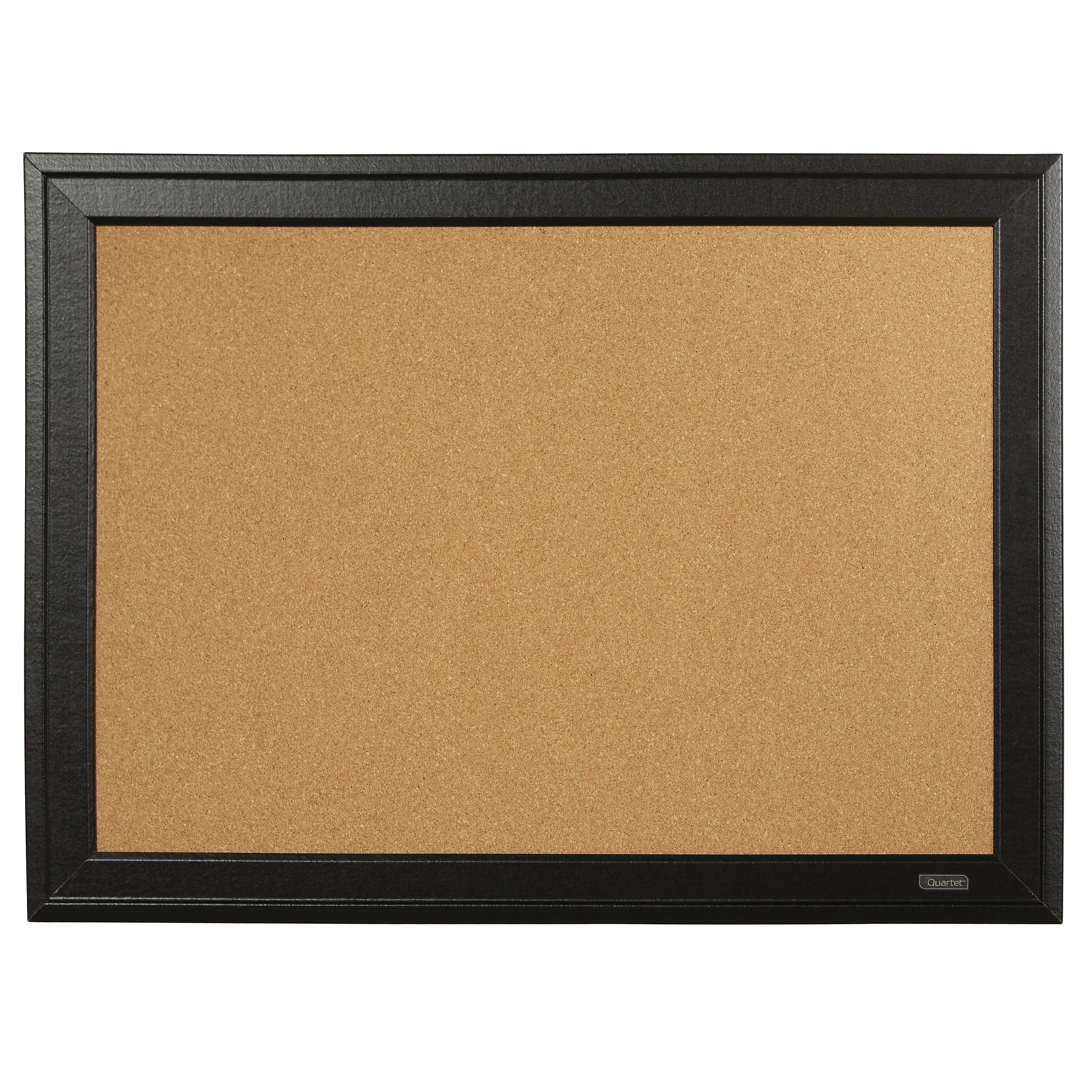 Quartet Cork Bulletin Board, Black Frame, 11