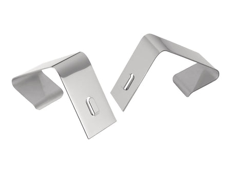 Quartet Cubicle Hangers, Silver, 1/Pair