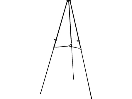 Quartet Display Easel, 66", Black Aluminum