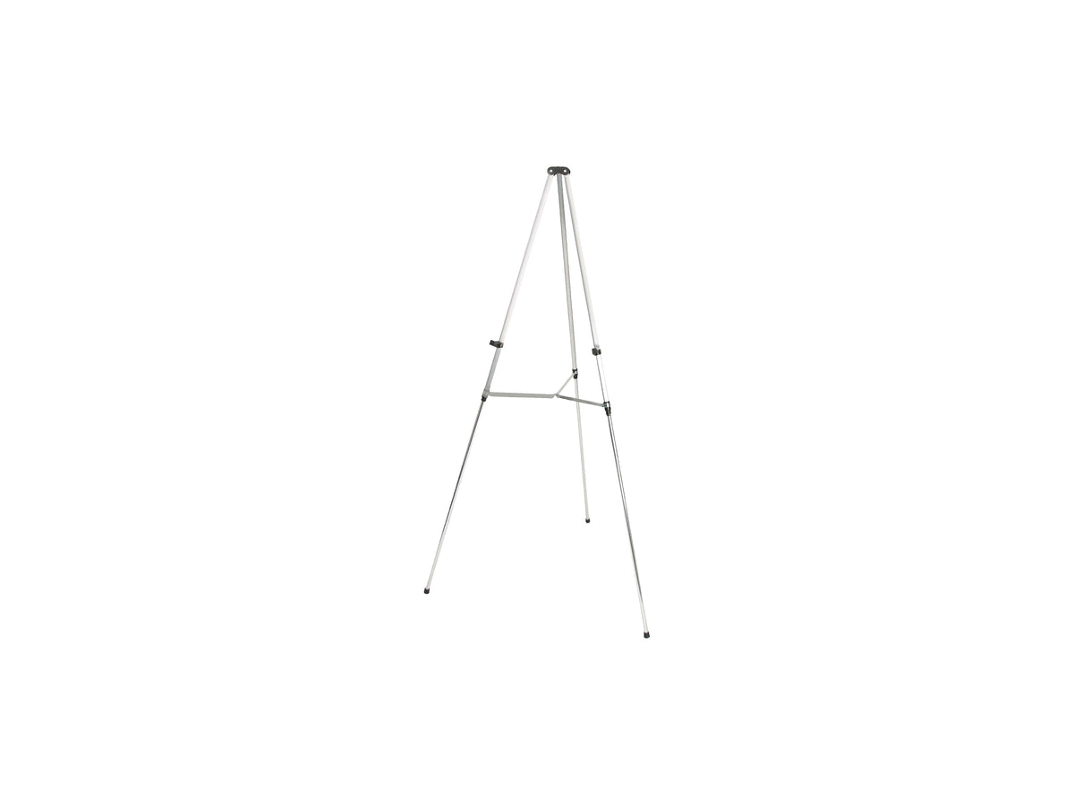 Quartet Display Easel, 66", Silver Aluminum