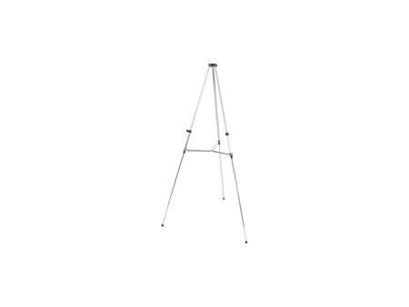 Quartet Display Easel, 66", Silver Aluminum