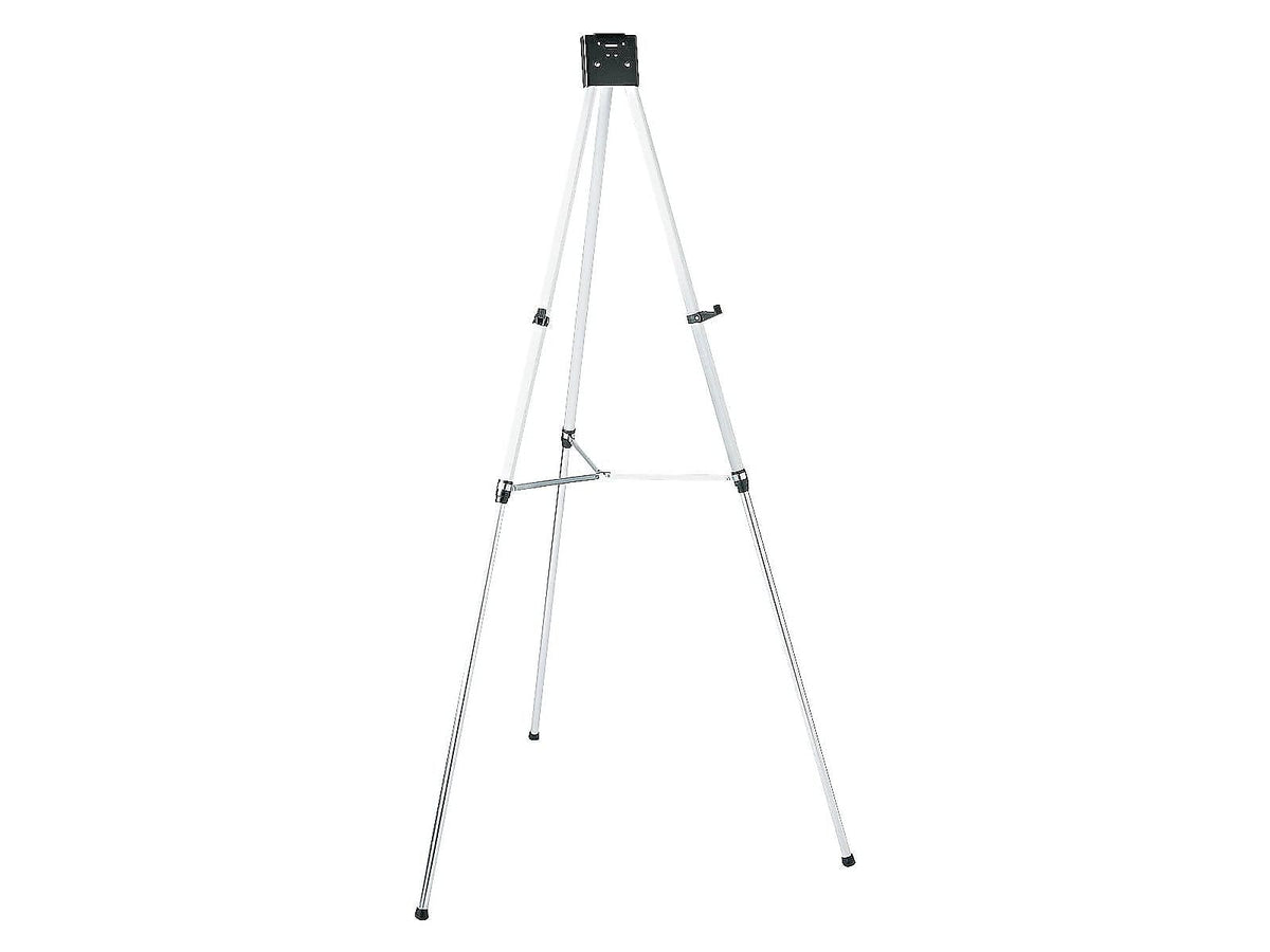 Quartet Display Easel, 66", Silver Aluminum