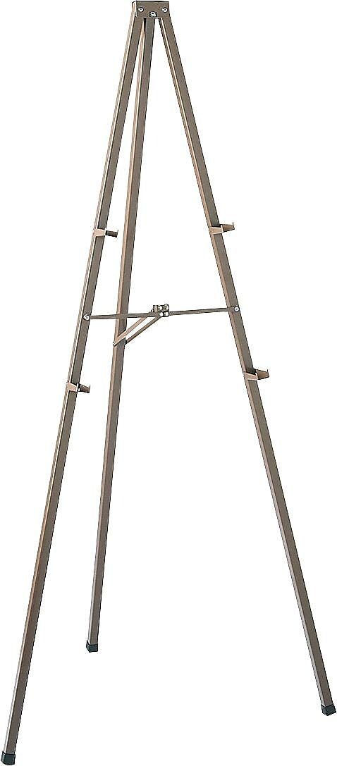 Quartet Display Easel, 72", Bronze Steel