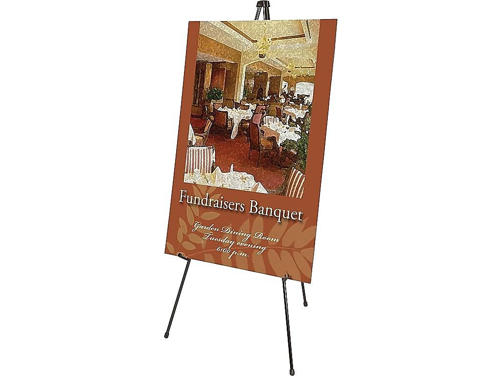 Quartet Heavy-Duty Instant Easel Display Easel, 63