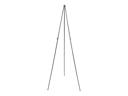 Quartet Instant Easel Display Easel, 63", Black Aluminum