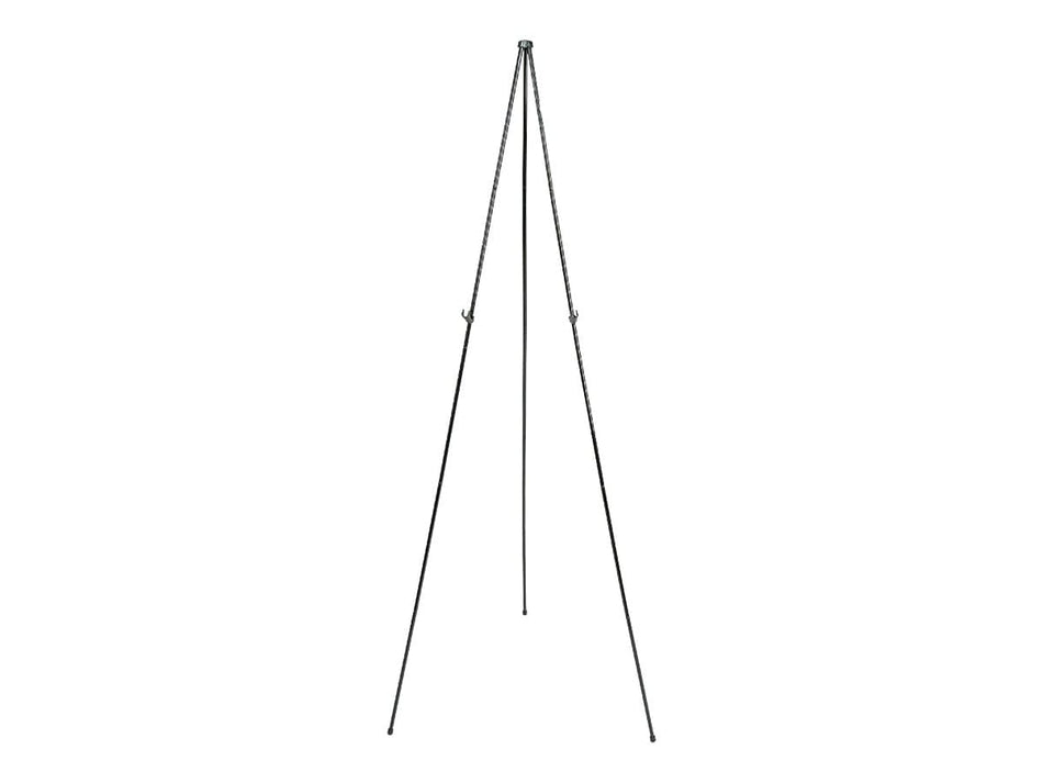 Quartet Instant Easel Display Easel, 63", Black Aluminum